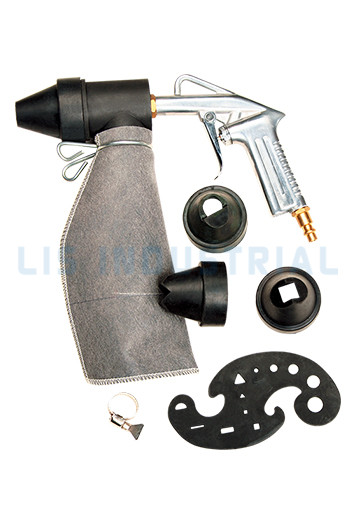 Pistol Sandblasting PS10 Dengan Sistem Edaran Semula Melelas-Senapang Sandblast/Senapang Buih