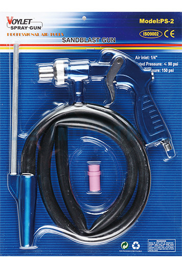 PS3 Sandblaster Feed Blast Gun Air Siphon Sand Blast Gun-Senapang Sandblast/Senapang Buih